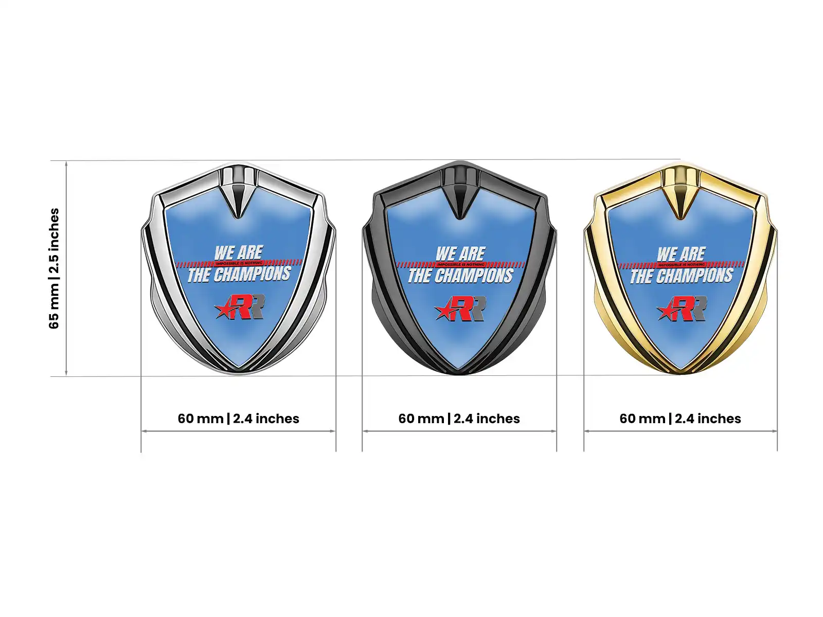 Silicone Emblem Badge Pro Style Limited Edition